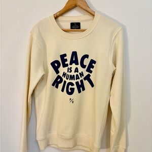 Peace Collective Peace is a Human Right Unisex Sweatshirt